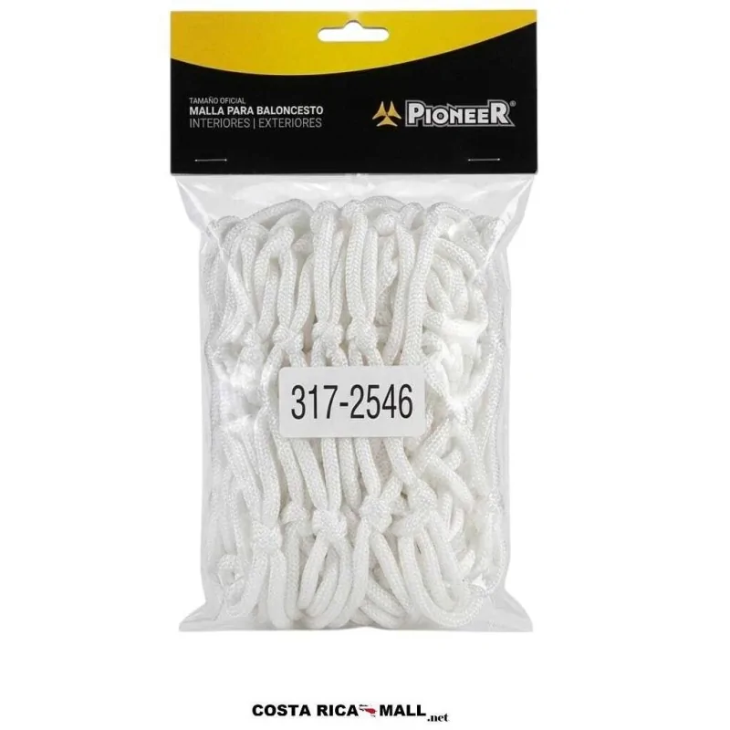 Par de nets para baloncesto PIONEER de 100% nylon blanco código 317-2546 - COSTA RICA MALL