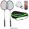 Set de bádminton LEIKESI LX-502 con 2 raquetas y tubo de 3 volantes de nylon - COSTA RICA MALL