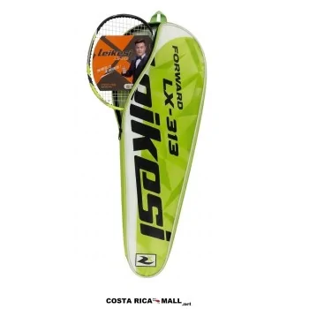 Raqueta de bádminton de fibra de carbono LEIKESI LX-313 verde AD012-GN con bolsa engrosada - COSTA RICA MALL
