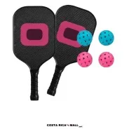 Set de Pickleball AD026 con 2 raquetas, 4 pelotas y caja protectora - COSTA RICA MALL