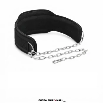 Correa para pesas GYM030 de poliéster con cadena porta peso - COSTA RICA MALL