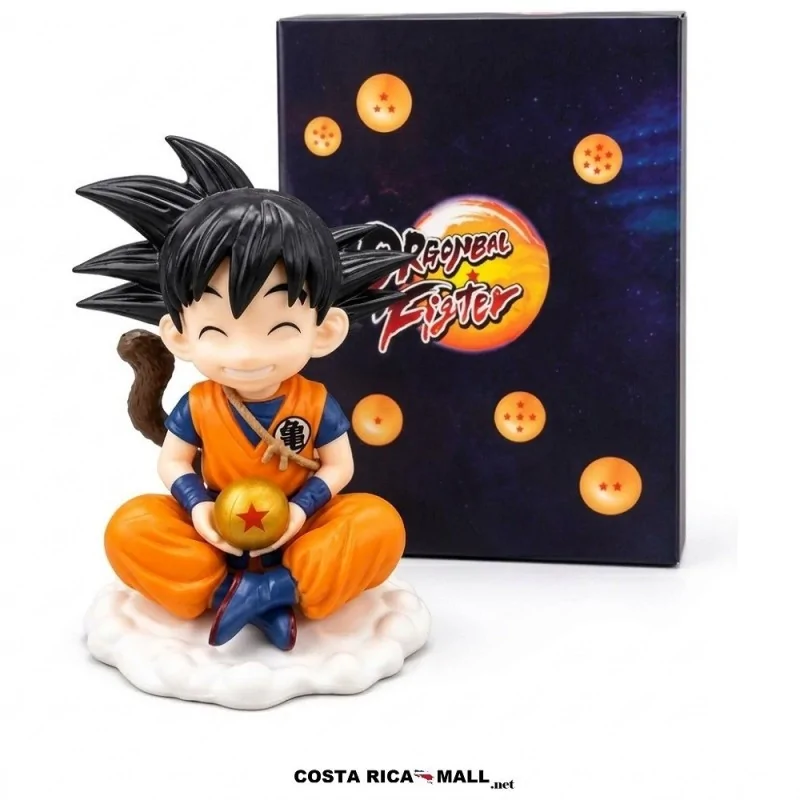 Figura coleccionable Goku NIÑO sobre Nube Voladora código FB028 DRAGON BALL de 11.5 cm en COSTA RICA MALL