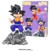 Figura coleccionable Goku niño en montículo rocoso código F895 DRAGON BALL de 22 cm en COSTA RICA MALL