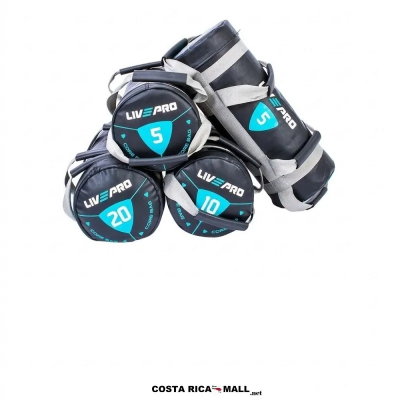 Sacos de entrenamiento funcional Core Bag varios pesos código LP8120 marca LIVEPRO en COSTA RICA MALL
