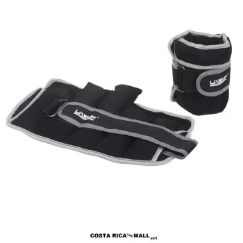 Par de pesas ajustables para tobillos y muñecas en neopreno código LS3031 marca LIVEUP en COSTA RICA MALL