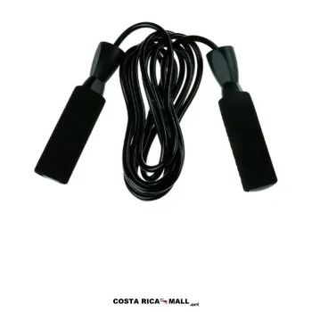Soga para saltar de PVC en color Negro con rodamientos código LS3118 marca LIVEUP en COSTA RICA MALL