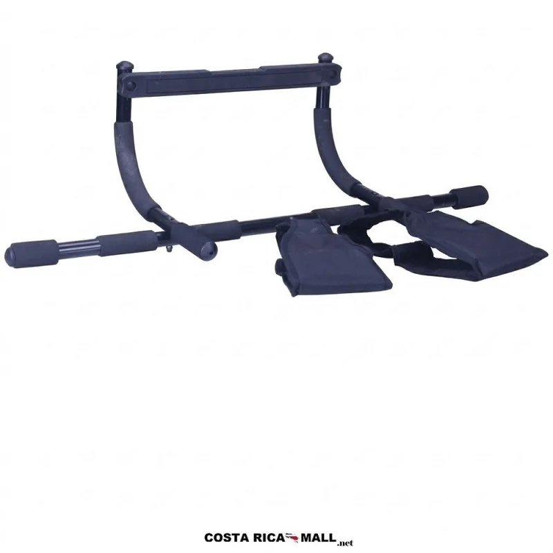 Barra multiuso para puerta con correas abdominales soporta 140kg código LS3152 marca LIVEUP en COSTA RICA MALL