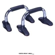 Par de soportes para flexiones Push Up Bar de acero cromado código LS3162 marca LIVEUP en COSTA RICA MALL