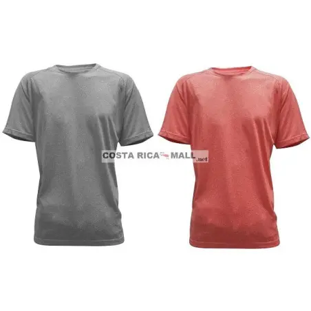 CAMISETA MELANGE R717TD17 RUNIC. Color Gris en talla M disponibles únicamente.