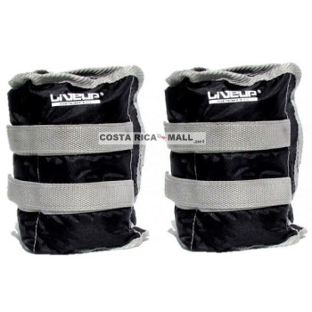 PESA MUÑ/TOB 3KG LS3011 LIVEUP. Vienen 2 pesas de 1.5kg cada una. Color negro. Puede variar color.