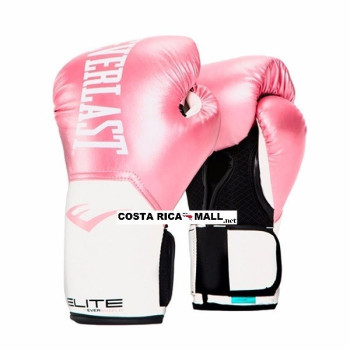 GUANTES PARA BOXEO PRO STYLE ELITE 8oz P00001244 EVERLAST. Color rosado con blanco.