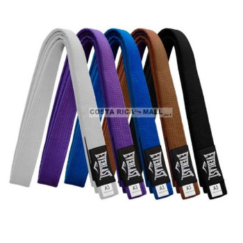 CINTURON PARA JIU JITSU GIS EVJJB5L01 EVERLAST. Colores según disponibilidad. A1 y A3