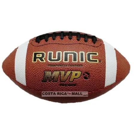 BALON PARA FUTBOL AMERICANO RAFW120PW RUNIC. Color naranja con blanco.