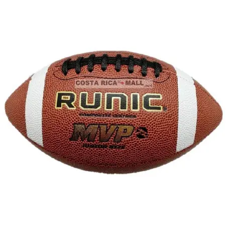 BALON PARA FUTBOL AMERICANO JUNIOR RAFW240JR RUNIC. Color naranja con blanco.