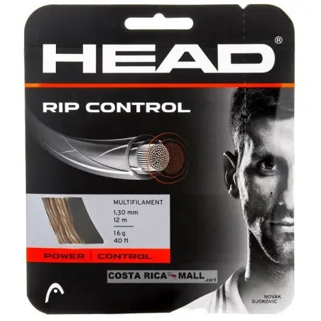 CUERDA PARA RAQUETA DE TENIS RIP CONTROL 281099 HEAD. Colores según disponibilidad.