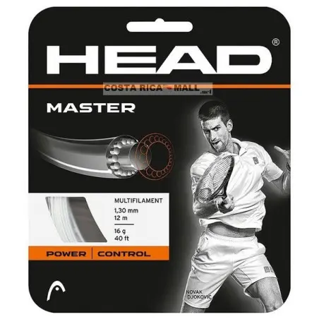 CUERDA PARA RAQUETA DE TENIS MASTER 281023 HEAD. Variedad de colores según disponibilidad.