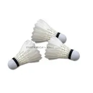 VOLANTE PARA BADMINTON PLUMA 3 PCS 2488-3