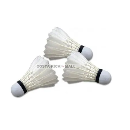 VOLANTE PARA BADMINTON PLUMA 3 PCS 2488-3