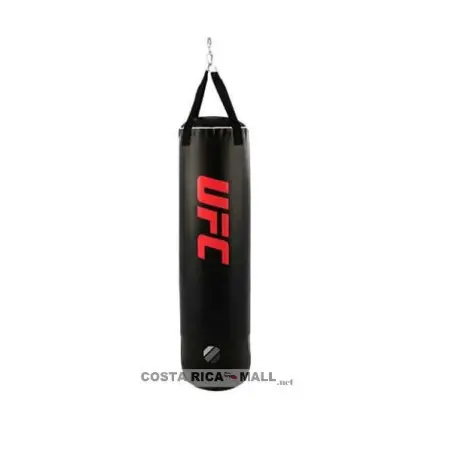 Saco para Boxeo 100lbs 69916 UFC. Saco para boxeo UFC de 100lbs, fabricado en PVC duradero. Viene y se vende sin relleno para personalizar el peso. Perfecto para todo nivel de entrenamiento en Costa Rica.