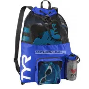 Salveque Mesh Big Mummy LBMMB428 TYR. Salveque mesh de natación TYR Big Mesh Mummy de 40L, ideal para transportar equipo. Diseño de malla para secado rápido, duradero y funcional. *No incluye accesorios.