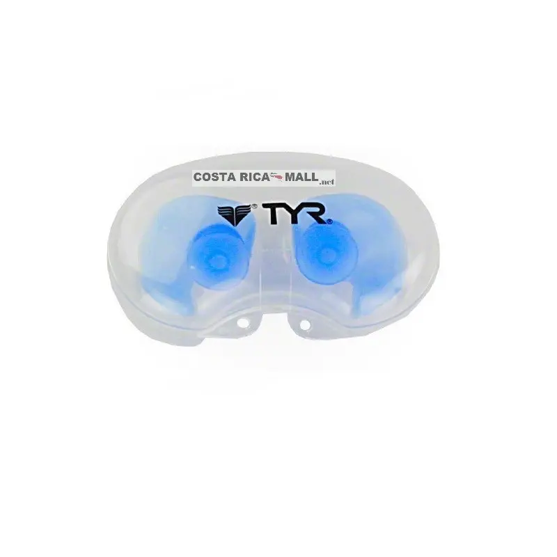 Set de Tapones para Oídos de Natación LEARS420 TYR. Set de tapones para oídos de silicona TYR LEARS420, con diseño de triple brida para un ajuste cómodo y seguro. Incluye estuche portátil.