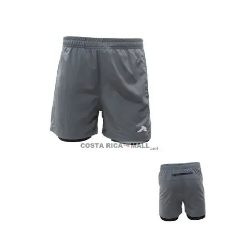 PANTALONETA CON LICRA PARA HOMBRE R59XAM18-GY RUNIC