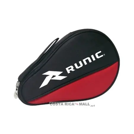 Estuche para Raqueta de Ping Pong RTT798 RUNIC. Color negro con rojo.