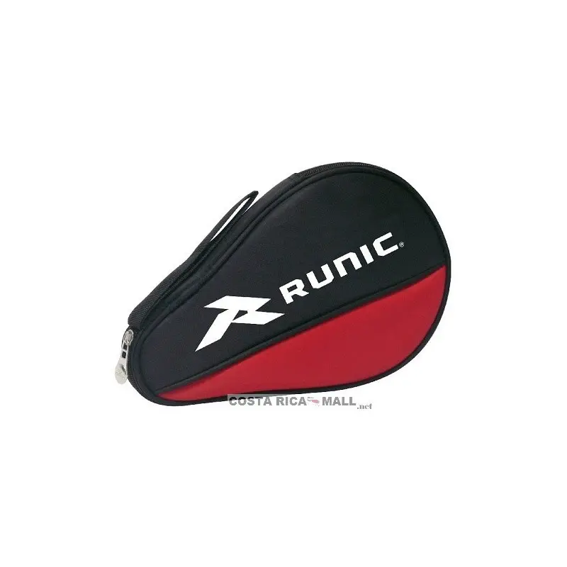 Estuche para Raqueta de Ping Pong RTT798 RUNIC. Color negro con rojo.